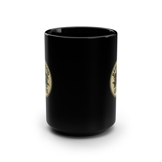 Reel Good Coffee Mug — 15oz Black Ceramic Coffee Cup