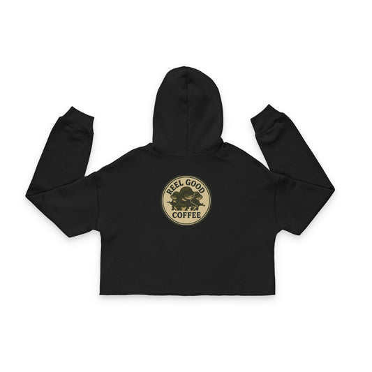 Reel Good Retro Logo Women's Cropped Hoodie