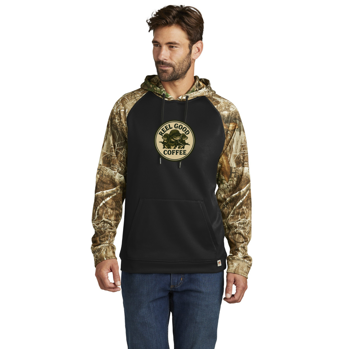 Reel Good Coffee Retro Logo Pullover