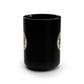 Reel Good Coffee Mug — 15oz Black Ceramic Coffee Cup