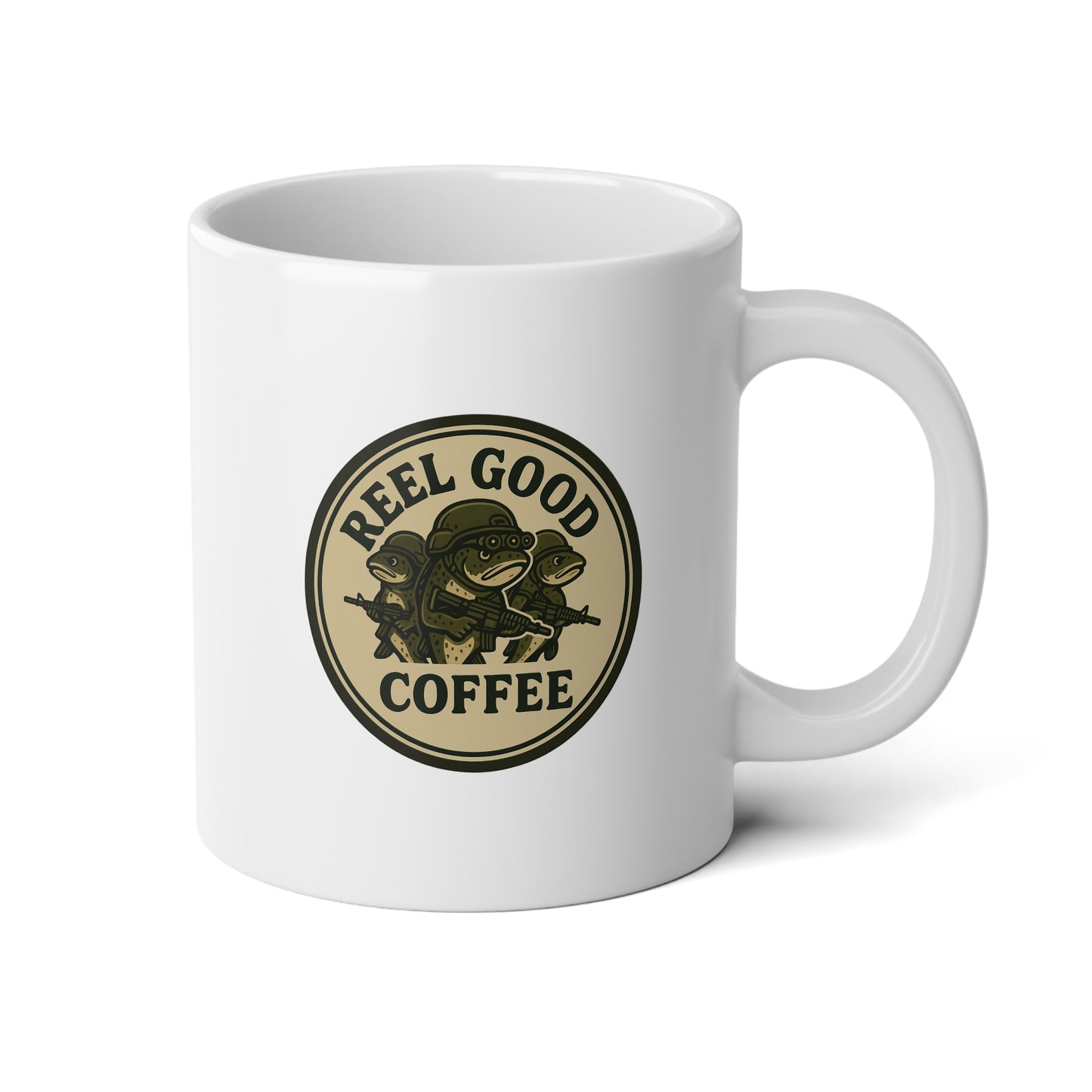 20oz Jumbo Mug — Retro Logo Coffee Cup