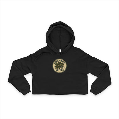Reel Good Retro Logo Women's Cropped Hoodie