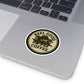Reel Good Coffee Retro Logo Round Sticker
