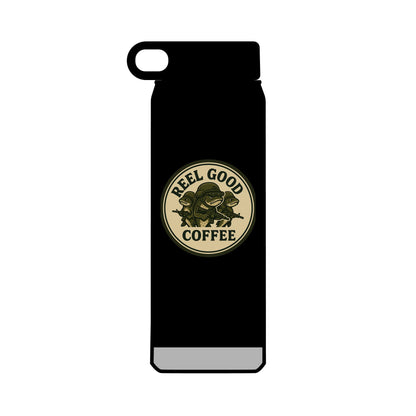 Retro Reel Good Coffee Logo - 32oz Insulated Water Bottle