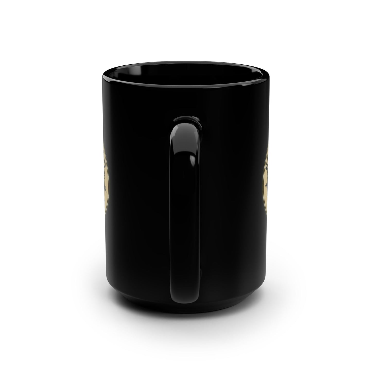 Reel Good Coffee Mug — 15oz Black Ceramic Coffee Cup