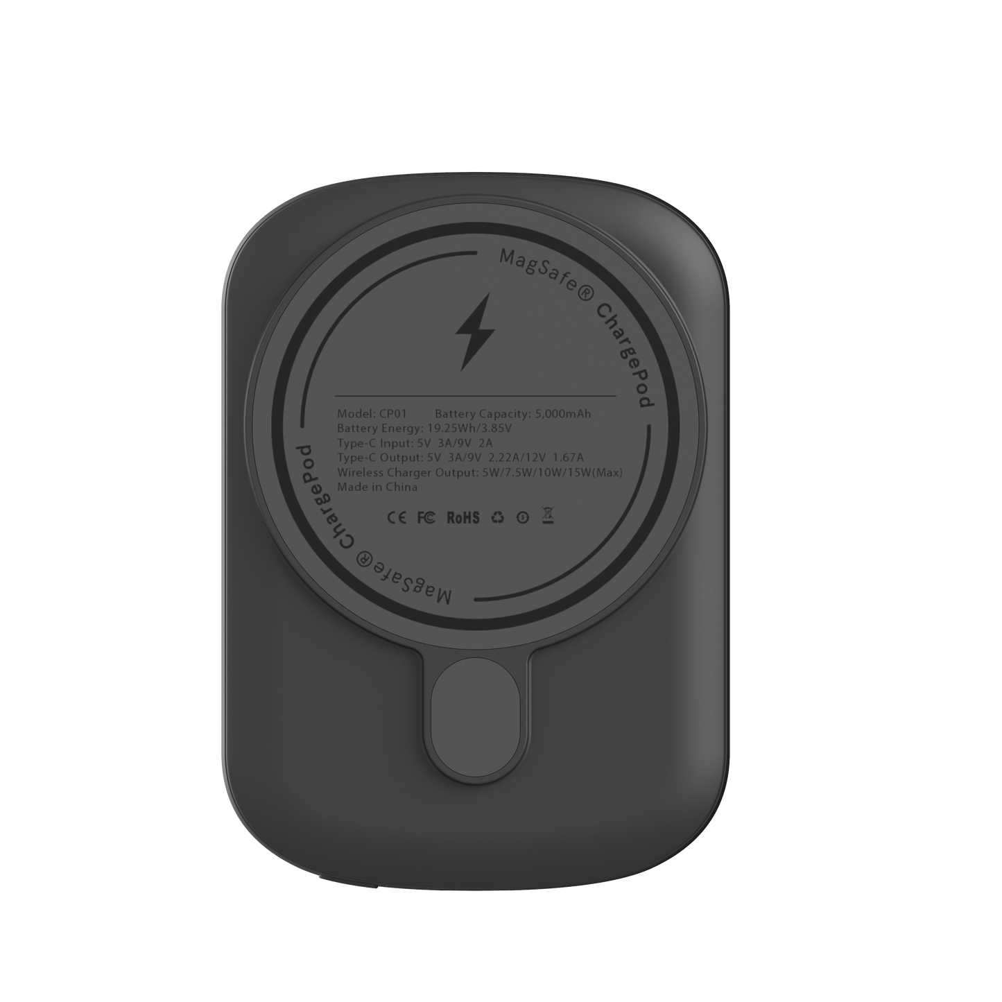 Reel Good Coffee Retro Logo Magnetic Power Bank