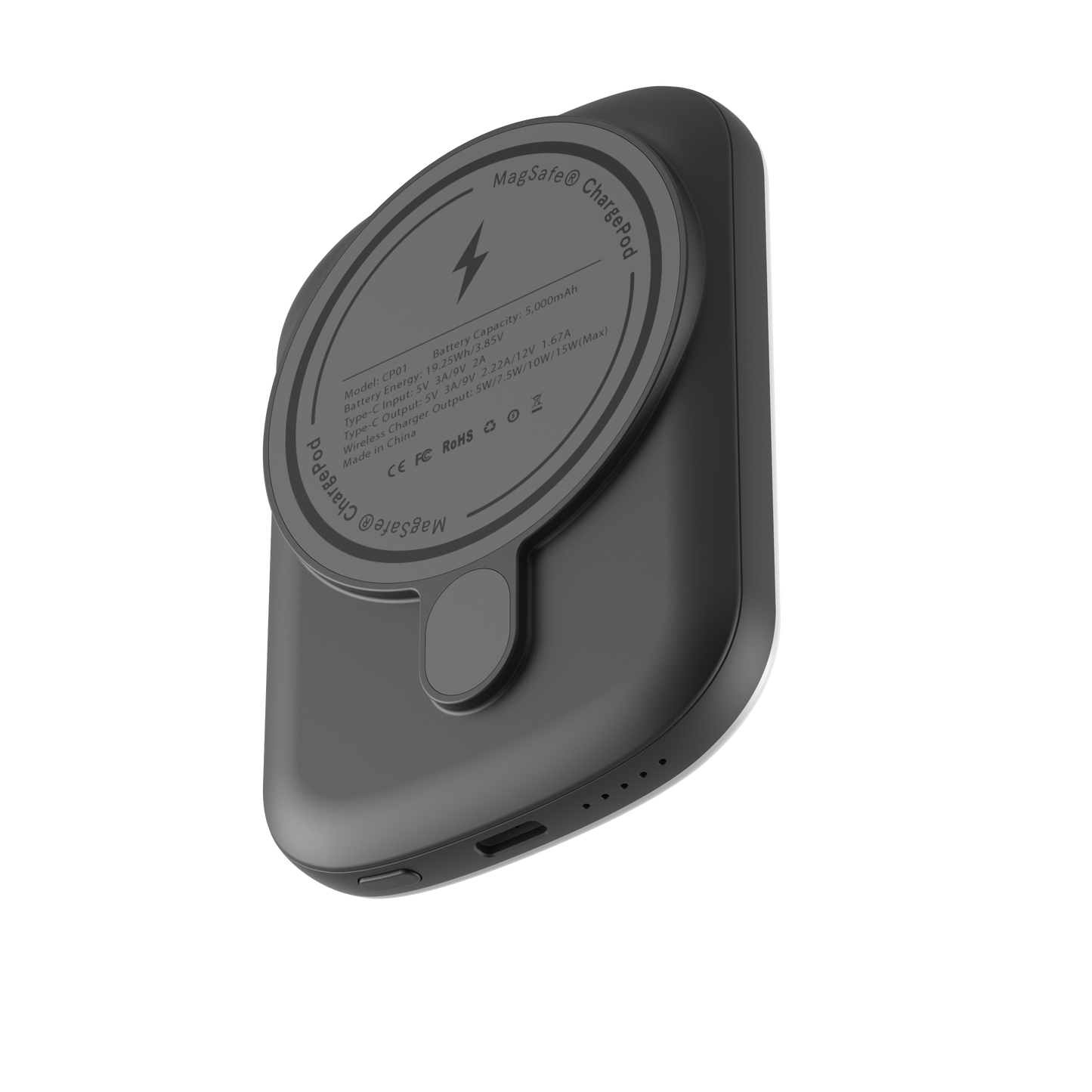 Reel Good Coffee Retro Logo Magnetic Power Bank